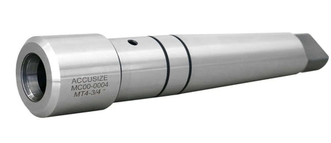 Accusize magnetic drill annular cutter arbor MT4 to 3/4 in Weldon shank, MC00-0004