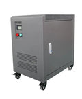 5 kVA 3 Phase Isolation Transformer For Industrial Use Dry Type Copper Winding Power Converter with wheels and control panel