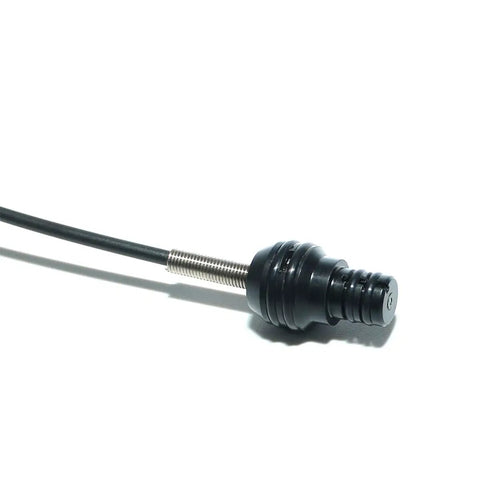 Close-up of Underwater Multi Core Fiber Optic Cable With Ball Head For Camera Housings Coiled Cord Compatible With Sea And Sea Inon YS Series D2 D3 S2000 Z330 Strobes High Efficiency Light Signal For Deep Sea Photography.