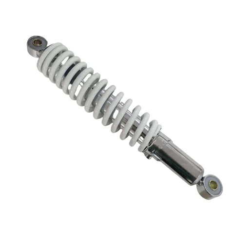 Front view of 12.75 inch adjustable shock absorber for Hammerhead Trailmaster go karts 150cc 250cc fits XRS and XRX models.