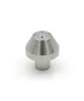 Waterjet sapphire orifice nozzle, metal conical tip, close-up view for cutting head (.014)