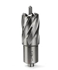 Oscarbide 7/8 in annular cutter with 1 in cutting depth, 3/4 in Weldon shank and pilot pin for magnetic drill press