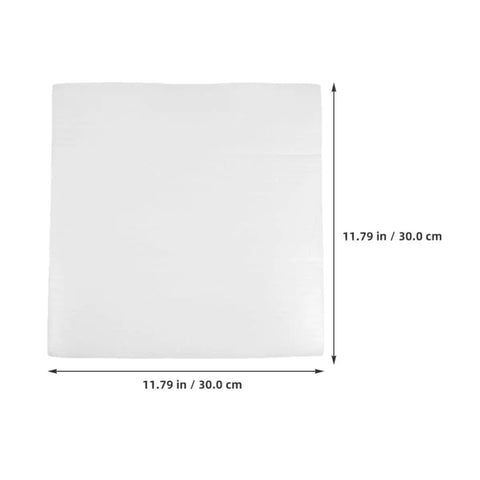 White EPE Foam Pouches 25 Pack for Fragile Glassware and Delicate Electronics, pouch dimensions 11.79 x 11.79 inches