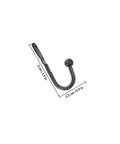 Grab These Bad Boys 12 Pack Black Mini Metal Wall Mount Coat Hooks For Doors And Walls Vintage Style Single Prong Design.