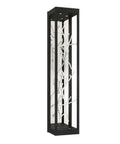 Slick 24W Led Wall Sconce Featuring A Stellar 3000K Dimmable Glow Sleek Black And Silver Metal Frame Casual Transitional Decor Top Tier Home Ambiance Upgrade For Living Rooms, modern indoor lighting with branches.