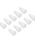 Bulk 50 Pack High Temp Silicone Tapered Plugs Set Pro Grade For Sealing Unthreaded And Threaded Holes Conical Stoppers visible