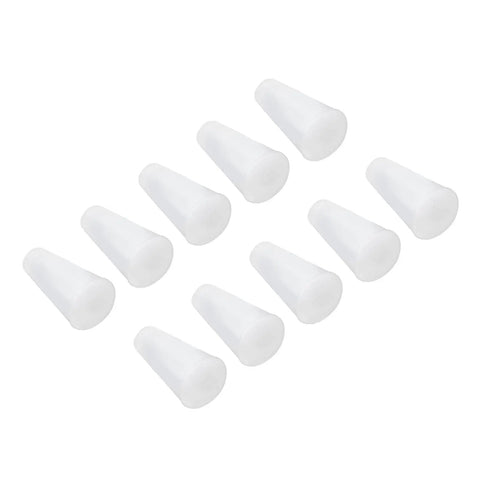 Bulk 50 Pack High Temp Silicone Tapered Plugs Set Pro Grade For Sealing Unthreaded And Threaded Holes Conical Stoppers visible