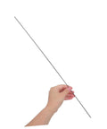 Hand holding a rod from 10 Piece Carbon Fiber Rod Set For Model Aircraft And Kites Lightweight And Easy To Install Round Rods For RC Aircraft Upgrades And Wing Spars Perfect For Replacing Worn Or Damaged Parts And Strengthening Structures.
