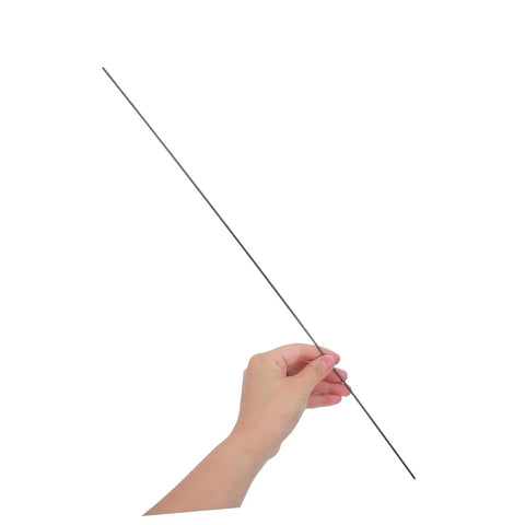 Hand holding a rod from 10 Piece Carbon Fiber Rod Set For Model Aircraft And Kites Lightweight And Easy To Install Round Rods For RC Aircraft Upgrades And Wing Spars Perfect For Replacing Worn Or Damaged Parts And Strengthening Structures.
