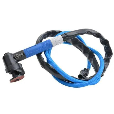 Heavy Duty Right Angle Pneumatic Air Die Grinder With Snappy Elbow Cutout For Nitty Polish And Burnish Runs In Cramped Zones Kicks Grit And Crushes The Grunt Work Fast 3mm Chuck with flexible hose