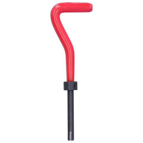 M9x1.25mm Thread Repair Kit: Ultimate Tool To Restore Stripped Internal Threads On Cars Fast. Durable Inserts Fix Damaged Holes In Soft Materials And Prevent Future Wear For A Solid Grip Every Single Time. red thread insert tool with black handle