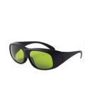 Infrared Laser Safety Glasses 755nm 808nm 1064nm for YAG Lasers OD5 Plus Pro Grade Shield, 740-1100nm Range with green lenses