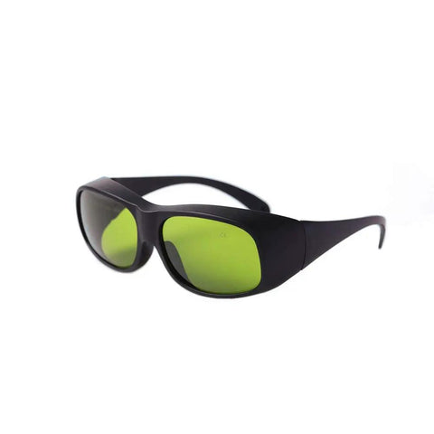 Infrared Laser Safety Glasses 755nm 808nm 1064nm for YAG Lasers OD5 Plus Pro Grade Shield, 740-1100nm Range with green lenses