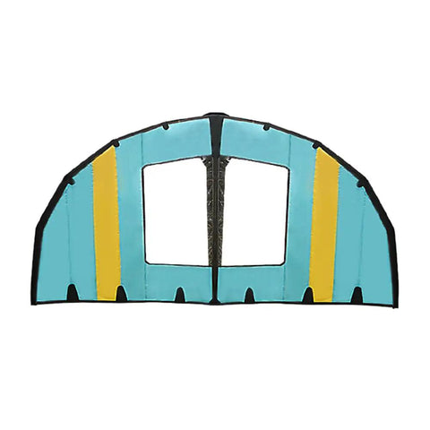 Lightweight Inflatable Windsurfing Wing 5 Sqm with clear window, ergonomic design, for windsurfing, kiteboarding, and more
