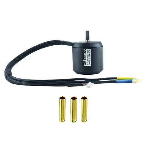 Beefy 7070 Offroad Electric Skateboard Motor With 4200W Peak Power 110Kv Sensored D Shaft 10Mm For Escooter Longboard Diy