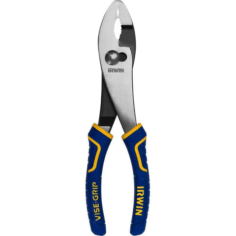Pliers Set 8 Inch Slip Joint Workhorse With ProTouch Non Slip Grips Anti Pinch For Comfort Induction Hardened Cutting Edge Machined Jaws