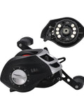 Water Drop Wheel fishing reel, all-metal wire cup, magnetic brake, black-silver finish