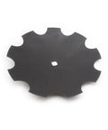 Two Pack 18 Inch Notched Harrow Disc Blades Fits 7/8 Inch Or 1 Inch Square Axles 3.5mm Thick Built Tough Heavy Duty Farm Grade Discs