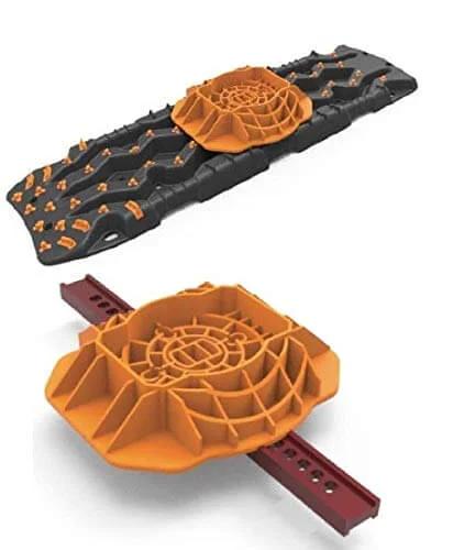 Beefy Heavy Duty Jack Base For Off Road Jacks, 15,400 Lb Load Capacity, Low Profile HDPE Construction, Non Slip Textured Bottom