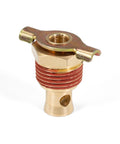Half Inch NPT Brass Drain Cock Fitting For Draining Moisture From Air Tanks And Onboard Compressors With An Easy Wing Handle