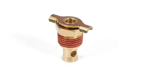 Half Inch NPT Brass Drain Cock Fitting For Draining Moisture From Air Tanks And Onboard Compressors With An Easy Wing Handle