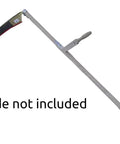 Wooden Snath Handle For Harvest Tools, 68 Inch Length, Dual Fixed Handles, Not Adjustable, Made In Austria without blade