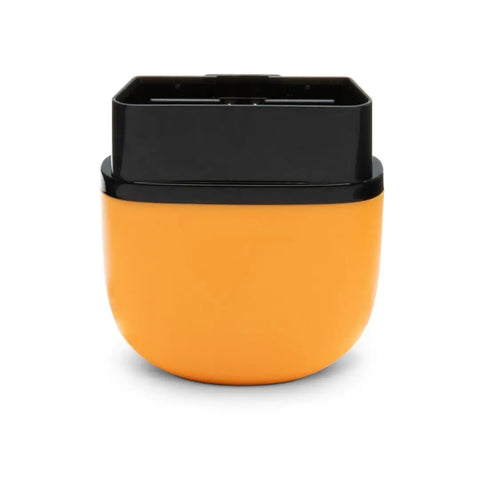 Everyday Bluetooth OBDII Diagnostic Tool For Cars With Full System Scan Read Fault Codes And Definitions ECU Diagnostics Maintenance Light Reset Easy Car Troubleshooting GWScan Compatible, shown in orange and black.
