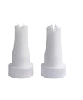 PTFE Material Flat Jet Nozzle For Powder Coating Spray Guns, Compatible With Opti GA03 GM03 GM04 Flex Gun, front view