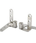 Stainless Steel Pivot Door Hinge Beefy Heavy Duty Hidden Door Hinges For Wooden Doors Cabinets Bookcases And Bookshelves Rust Resistant
