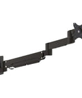 Straight Up Heavy Duty Monitor Mount For Industrial Wall Screens And Extended Articulation Arms Featuring 15 Kg Weight Limit Built Like A Tank For Zero Stress Office Setups, black steel wall mount with adjustable arm.