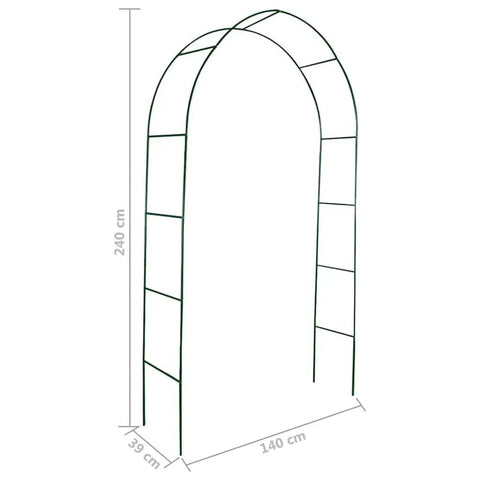 Two Pack Beefy Heavy Duty Metal Garden Arch Trellis For Climbing Plants Roses And Vines, Rustproof Outdoor Archway With Dimensions