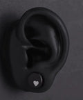 Wood Ear Gauges 1 Pair Set Double Flared Saddle Plugs And Tunnels With Heart Logo Earrings Expander Stretchers In The Same Size From 0g To 1in 8mm
