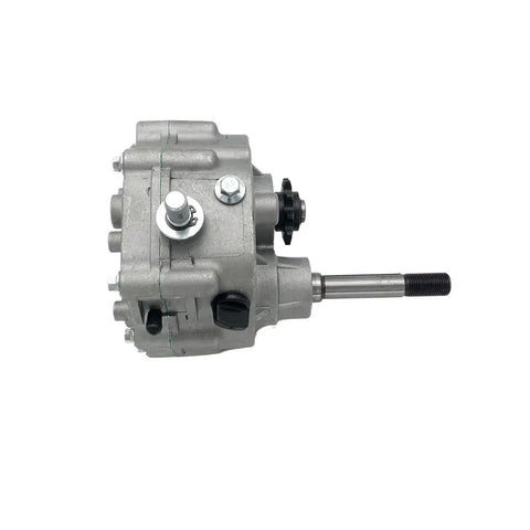 Heavy Duty Reverse Gearbox Transmission For Go Karts With 30 Series Torque Converter, side view showcasing durable design.