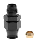Five Sixteenth Inch Tube To 6A Straight Male Pneumatic Adapter Fitting with brass component and aluminum body