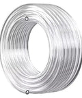 Heavy Duty Polyurethane Air Hose, 328 Feet Of Flexible Pneumatic Tubing coiled in a circular shape for easy storage and use.