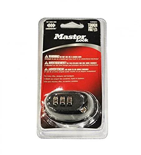 Set Your Own Combination Gun Trigger Lock For Pistols And Rifles Secure Firearm Access packaging showing lock in blister pack