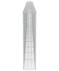 Heavy Duty Galvanized Gabion Wall Basket 236 X 11.8 X 59 Inch viewed from the side, showcasing its steel wire structure.
