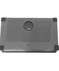 Undermount Single Bowl Kitchen Sink 32 By 19 By 10 Inches, 18 Gauge 304 Stainless Steel With Black Finish, rear bottom view