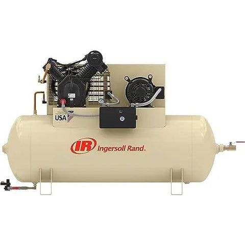 Heavy Duty Electric Air Compressor Boasting Kickin 15 Horsepower Delivers A Banging 50 CFM Output At 175 PSI Running On 200 Volt Power Made As A Rugged Stationary Unit For Brutal Shop Tasks And Dependable Daily Grind Performance You Can Trust