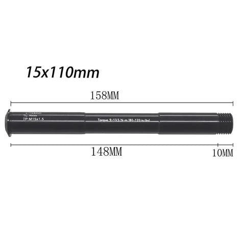 Dope Front Fork Thru Axle 100x15mm Or 110x15mm MTB Boost For Rock Shox Forks Aluminum Alloy Lightweight And Durable Upgrade Easy Install