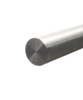 Heavy Duty Sliding Barn Door Hardware Kit Stainless Steel Top Mount Track's polished round end for smooth operation.
