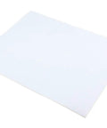 Printable White Full Sheet Sticker Paper Matte 8.5 By 11 Inches For Laser And Inkjet Printers 30 Sheets shown at angle
