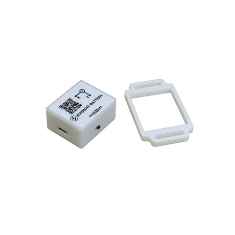 WiFi Vibration Sensor With Three Axis Accelerometer Up To 1.6 KHz For Makers And Hobbyists Online Streaming Or AP Mode Local Access Includes Free Device Hub Software Ideal For DIY Motion Monitoring, white cube sensor with mounting frame