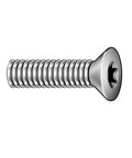 Pro Grade Flat Head Torx Machine Screws Six Thirty Two Thread By One Point Five Inch Long Zinc Plated Carbon Steel Fasteners showing T10 drive.
