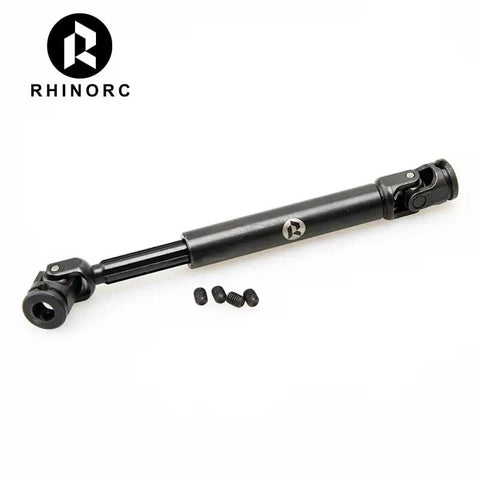 Heavy Duty Stainless Steel Drive Shaft Set For 1/10 Rc Crawler Upgrade Parts Fits Axial Scx10 Trx4 showing single black component with screws