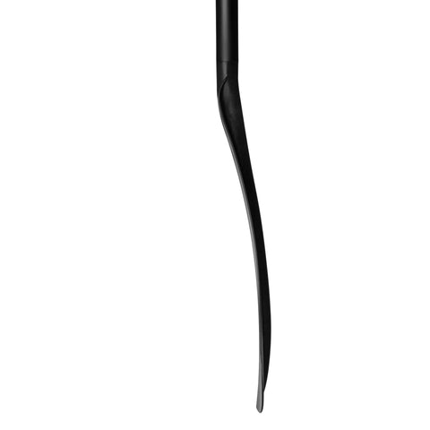 Close-up of Beat Aluminum Canoe Paddle With 8 Degree Bent Blade, fiberglass reinforced nylon construction, durable anodized shaft