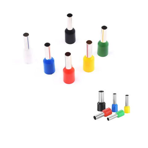 Pro Grade Ferrule Wire Connector Kit With 1000 Pieces For 18 AWG 1.0mm2 Cables Tin Copper Crimp Pins Cord End Terminals Nylon Insulated Heavy Duty Great Conductivity And Easy Installation, color-coded ferrules