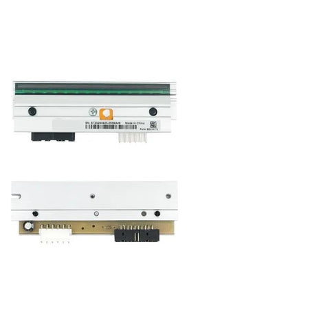 Top Tier Thermal Print Head For Sweet 203 Dpi Label And Barcode Output Easy Direct Swap Replacement showing side and back views.