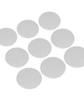 Premium Aluminum Foil Sealing Gasket Liners For Plastic Silver Bottles And Glass Jars To Keep Herbs Spices Fresh Waterproof Pressure Sensitive Air Seal Cap Insert, set of 10