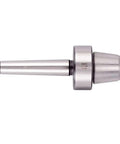 Side view of 1MT Live Tailstock Center With Cup And Point For Woodworking Lathes Pro Grade Rock Solid Smooth Running Ball Bearing Tailstock Arbor.